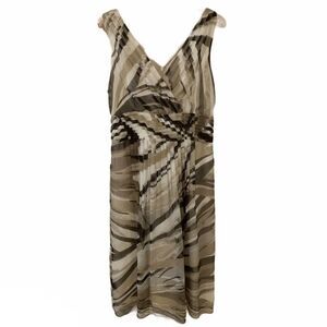 Banana Republic VNeck Pleated Cross-Body Dress NWT